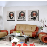 chữ thư pháp đẹp và hình tròn