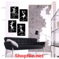 tranh trang trí hình cô gái nhảy múa