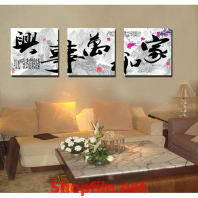 chữ thư pháp mùa đông