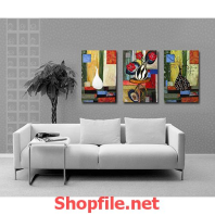 tranh trang trí phòng bức tranh đơn điệu