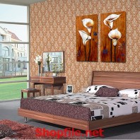 tranh trang trí phòng bông hoa ly