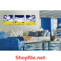 cánh đồng hoa màu vàng xinh tươi