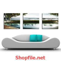 cái cây cổ thụ và hồ nước