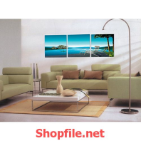 chiếc ghế trắng hướng ra  biển