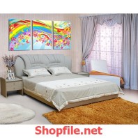 khung cảnh hoa màu tươi mắt