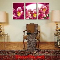 bức tranh treo tường hình bông hoa