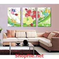 bức tranh vẽ màu sắc tươi tắn