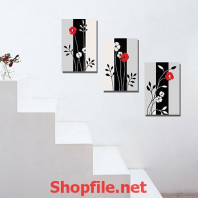 tranh dán tường để trang trí cầu thang