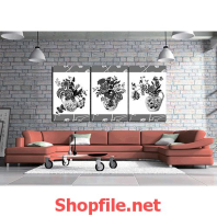 tranh treo tường lọ hoa bằng sứ