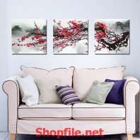 tranh treo tường cây hoa đào
