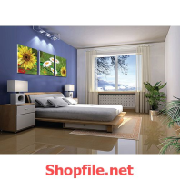 bông hoa cúc tranh treo tường