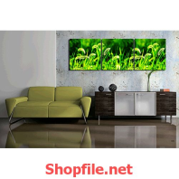 tranh treo tường đồng cỏ lâu