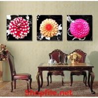tranh treo tường bông hoa cúc