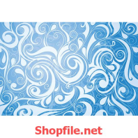 giấy dán tường xanh dương