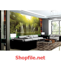 giấy dán tường thác nước thiên nhiên