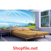 ánh bình minh giấy dán tường