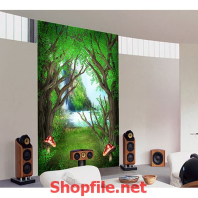 rừng cây giấy dán tường