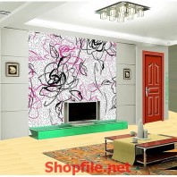 bức tranh vẽ giấy dán tường