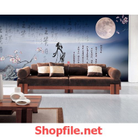 vầng trăng giấy dán tường