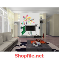 cây hoa sen đẹp giấy dán tường