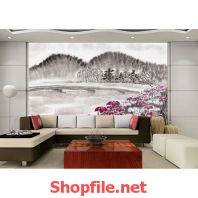 rừng núi đẹp giấy dán tường