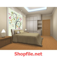 vãi lụa giấy dán tường