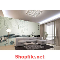 bông sen trắng giấy dán tường