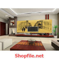 tranh vẽ giấy dán tường