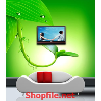 chồi non giấy dán tường