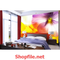 bông hoa lan tranh dán tường