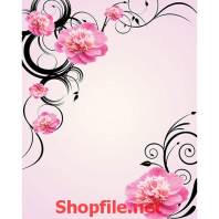 tranh dán tường hoa hồng