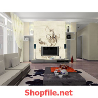 tranh dán tường cây hoa