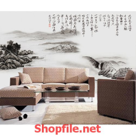 tranh dán tường sơn thủy