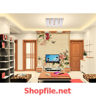 tranh dán tường vãi lụa đẹp