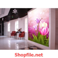 tranh dán tường cây hoa dại tuyệt đẹp