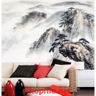 tranh dán tường thác nước