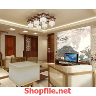 tranh dán tường cây cổ thụ