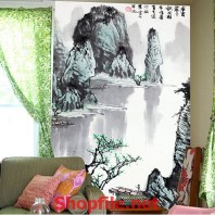 tranh dán tường sơn thủy đẹp