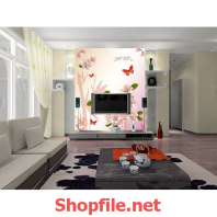 tranh dán tường những chú bướm