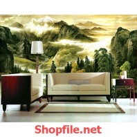 tranh dán tường non sơn hùng vĩ