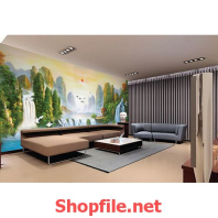 tranh dán tường vịnh hạ long