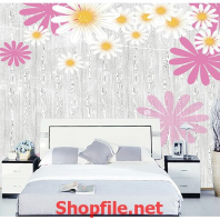 tranh dán tường trang trí phòng ngủ