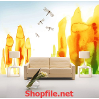 tranh dán tường dễ thương