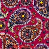 tranh dán tường họa tiết đỏ nâu