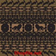 tranh treo tường họa tiết sư tử