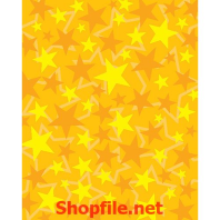 tranh trang trí tường ngôi sao cam