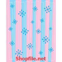 tranh trang trí tường sọc hồng xanh