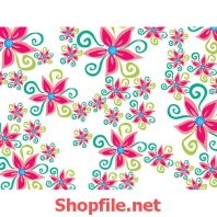 giấy dán tường hoa đỏ