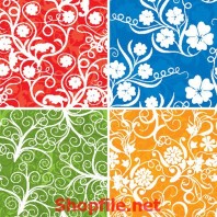 giấy dán tường bốn màu