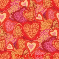 giấy dán tường họa tiết trái tim